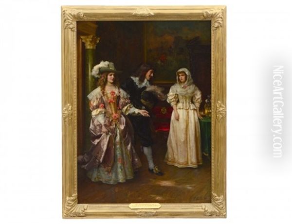 The Distinguished Visitor Oil Painting by Federico Andreotti