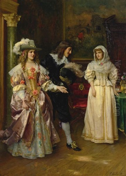 The Distinguished Visitor Oil Painting by Federico Andreotti