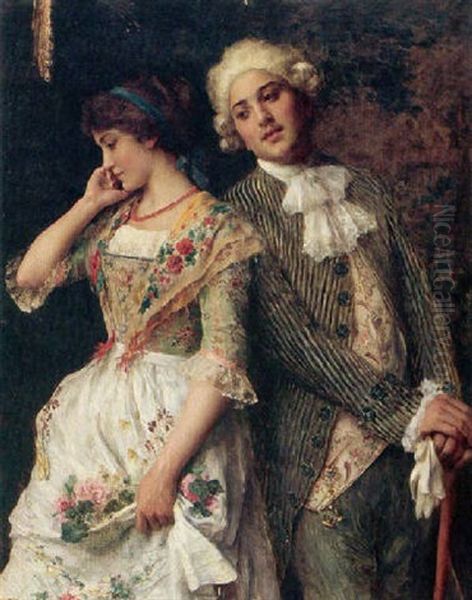 Tender Words Oil Painting by Federico Andreotti