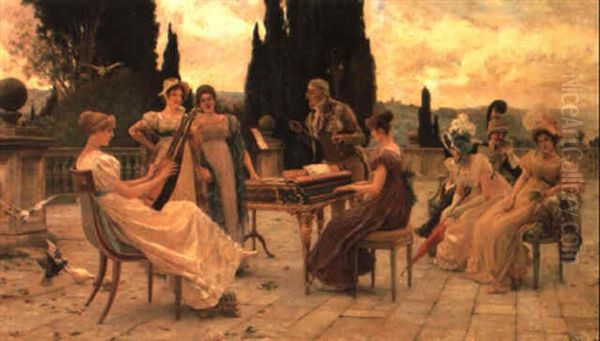 The Concert Oil Painting by Federico Andreotti