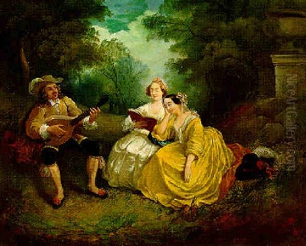 The Serenades Oil Painting by George Henry Andrews