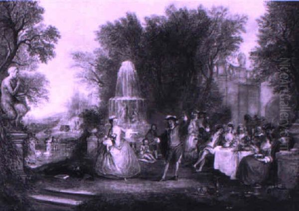 Fete Champetre Oil Painting by George Henry Andrews