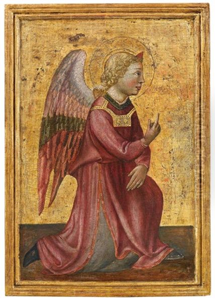 Der Verkundigungsengel Oil Painting by Fra Angelico