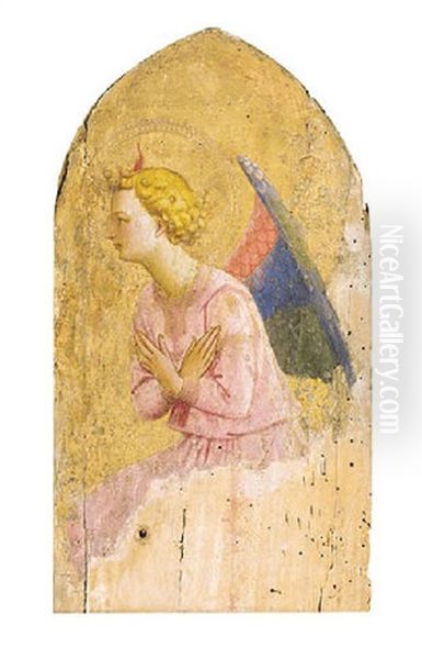 An Angel In Adoration by Fra Angelico