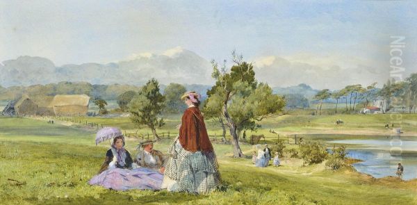 A Summer Idle Oil Painting by John Absolon