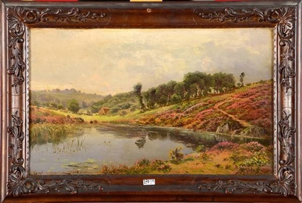 Paysage A L'etang by Gaston Anglade