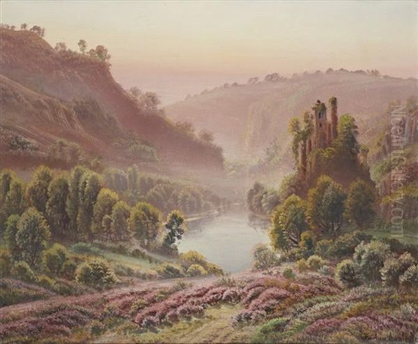 Paysage Oil Painting by Gaston Anglade