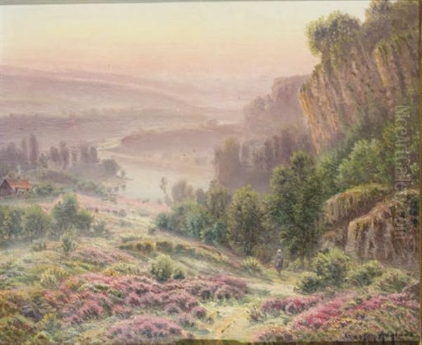 Vallee De La Greuze Oil Painting by Gaston Anglade