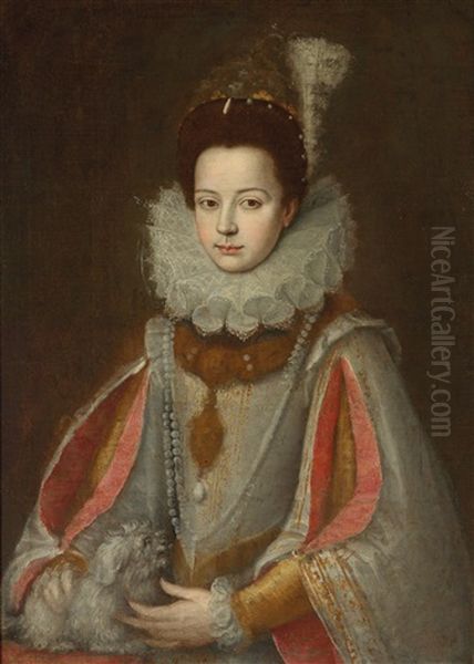 Portrat Der Isabella Von Savoyen Oil Painting by Sofonisba Anguissola