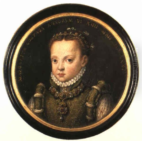 Portrait Of A Lady (margarita Gonzaga?) Oil Painting by Sofonisba Anguissola