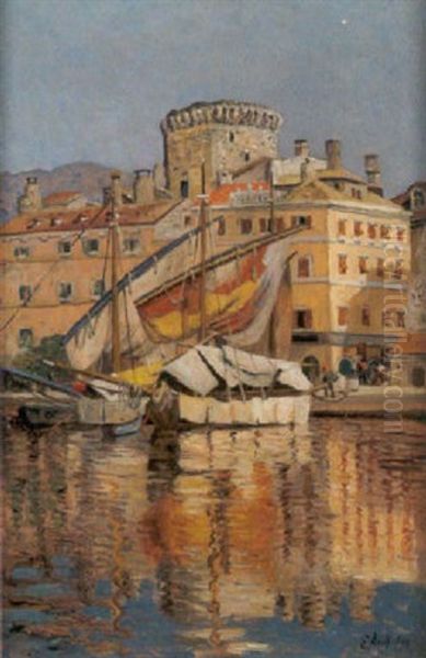 Spalato Oil Painting by Eugen Ankelen