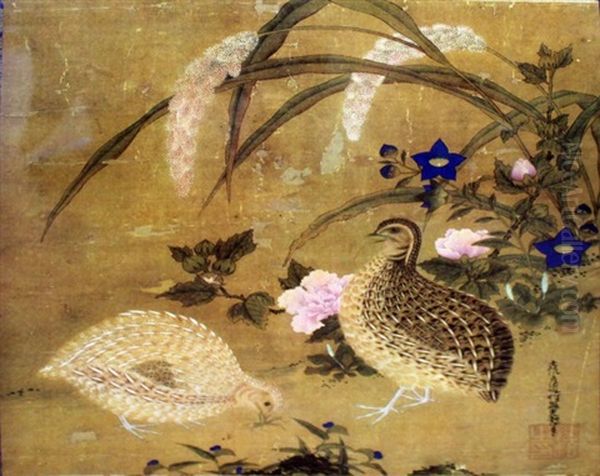 A Chinese Painting, Color And Ink On Silk, Hand Scroll Oil Painting by  Anonymous-Chinese (Jin/Yuan dynasty)