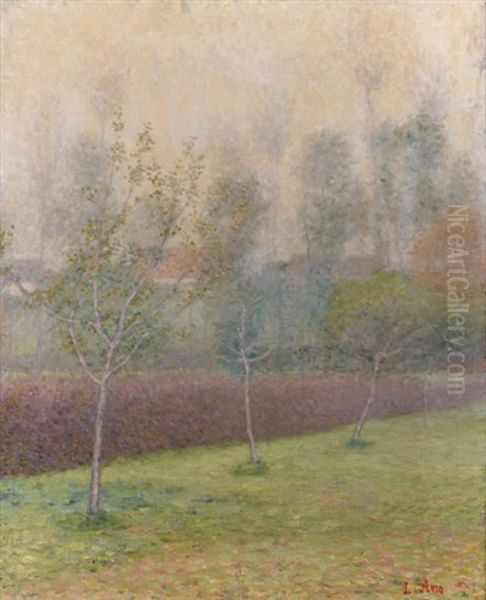 Paysage Aux Trois Arbres Oil Painting by Louis Anquetin