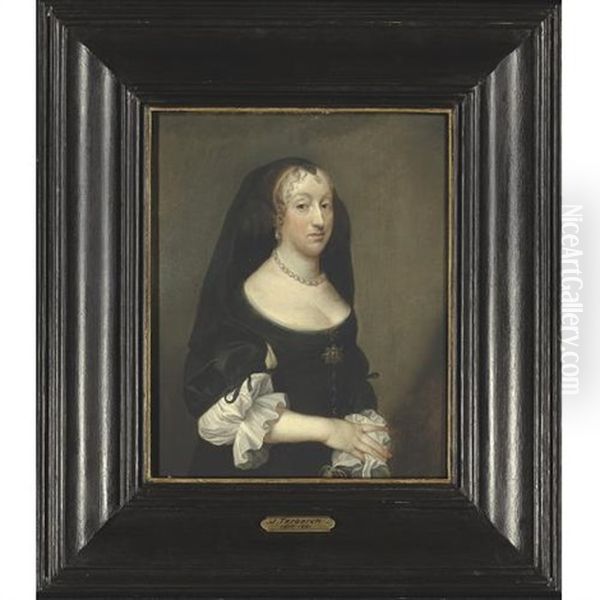 Portrait Of A Lady Oil Painting by Pieter van Anraedt