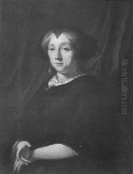 Een Portret Van Een Dame Oil Painting by Pieter van Anraedt