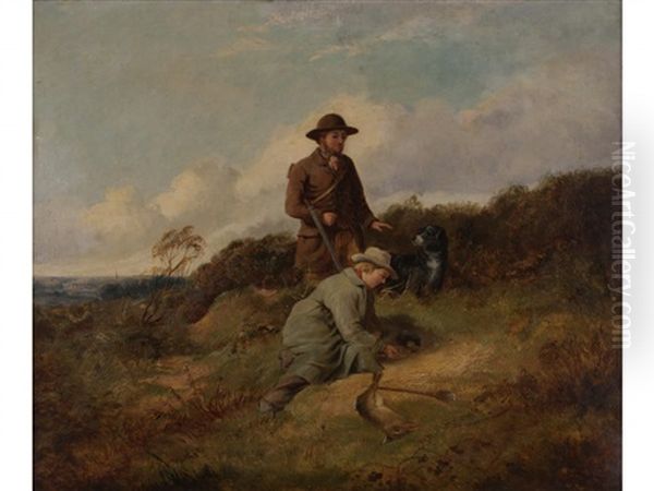 The Sportsmen Oil Painting by Richard Ansdell