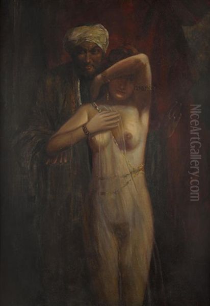 The New Slave Girl Oil Painting by Eduard Ansen-Hofmann