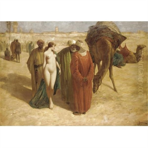 Fair Trade Oil Painting by Eduard Ansen-Hofmann