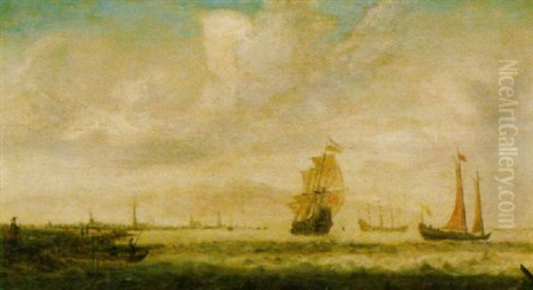 Marine Oil Painting by Hendrick Van Anthonissen