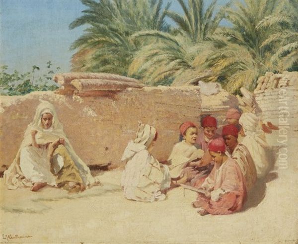 Le Kottab Au Soleil Oil Painting by Louis Joseph Anthonissen