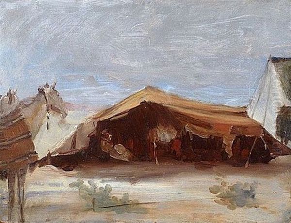 Le Campement by Louis Joseph Anthonissen