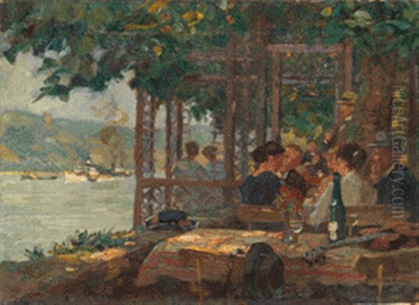 Im Garten Zu Rhens/rhein by Otto Antoine