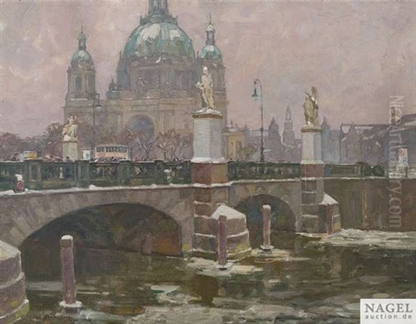 Berliner Dom Mit Schlosbrucke by Otto Antoine