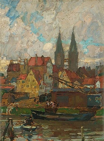 Aus Lubeck Oil Painting by Otto Antoine