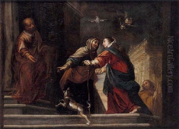 La Visitation Oil Painting by Jose Antolinez