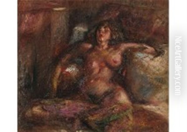 Nude Oil Painting by Kumaji Aoyama