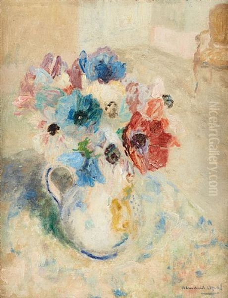 Bouquet Printanier (couleurs Fauves) Oil Painting by Armand Adrien Marie Apol