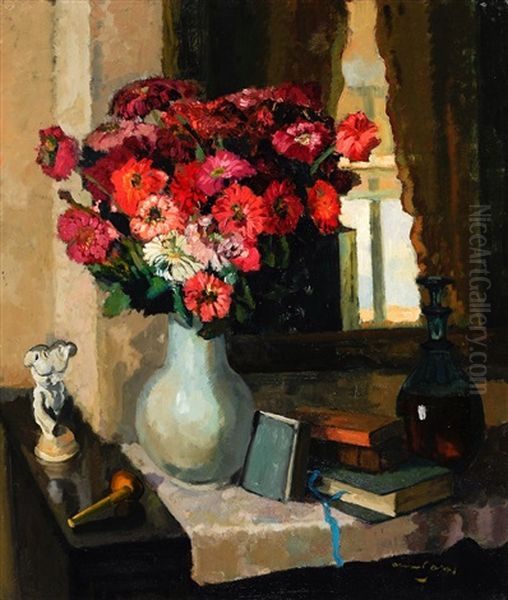 Bloemen Oil Painting by Armand Adrien Marie Apol