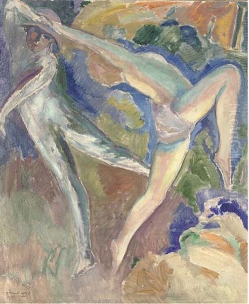 La Danse Oil Painting by Armand Adrien Marie Apol