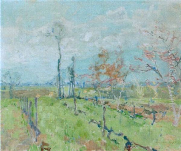 Landschaft Mit Gemusgarten Oil Painting by Armand Adrien Marie Apol