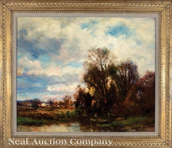 Late Afternoon, New Jersey Oil Painting by Charles P. Appel