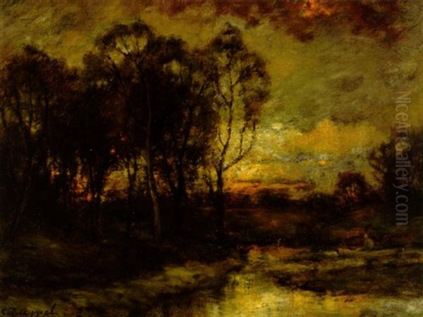 Evening Glow Oil Painting by Charles P. Appel