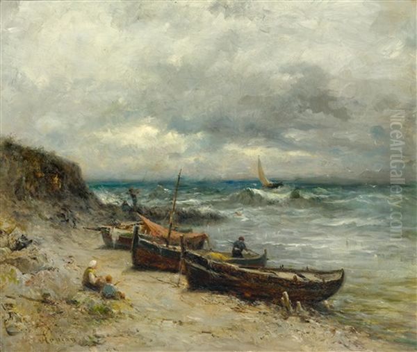 Avant L'orage Oil Painting by Adolphe Appian