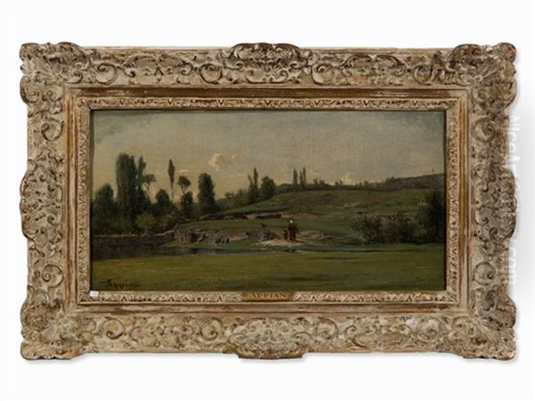 Environs De Crey Oil Painting by Adolphe Appian