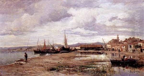 Les Martigues Oil Painting by Adolphe Appian