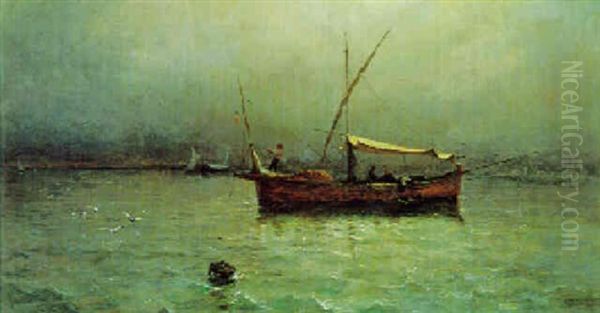 Les Environs De Carqueiranne Oil Painting by Adolphe Appian