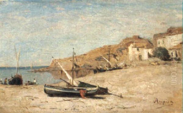 Le Vieux Port De Collioure Oil Painting by Adolphe Appian