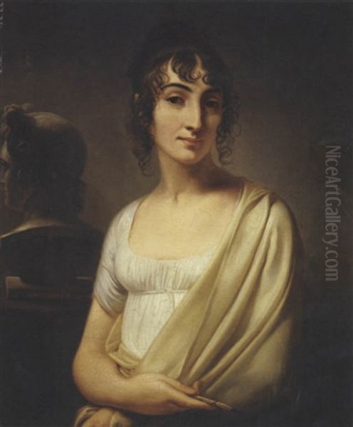 Ritratto Di Hortense De Beauharnais, Regina D'olanda Oil Painting by Andrea Appiani