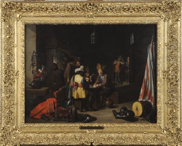 Le Corps De Garde Oil Painting by Thomas Van Apshoven