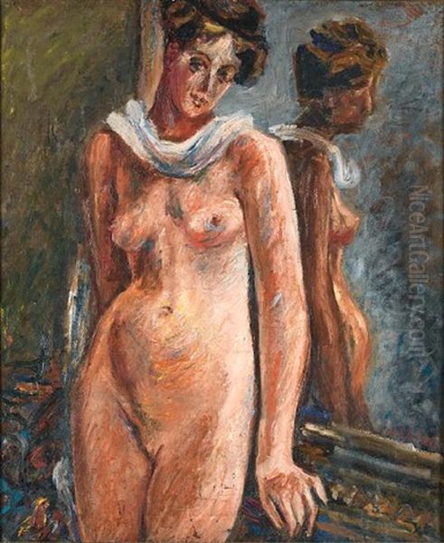 Standing Nude Oil Painting by Alexis Paul Arapov