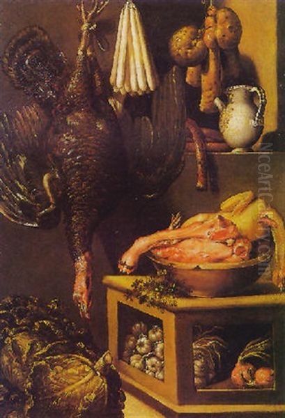 Dispensa Di Cucina Oil Painting by Bartolomeo Arbotori