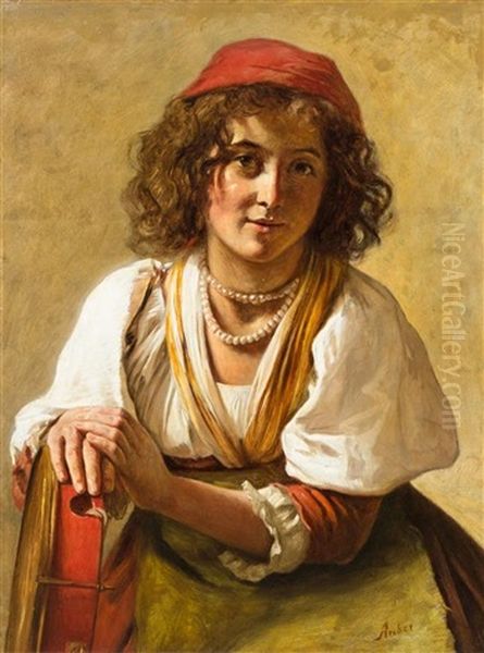 Gypsy Girl Oil Painting by James Archer