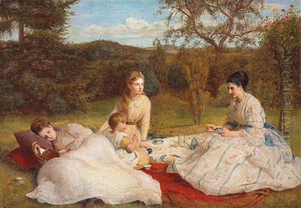 The Picnic Oil Painting by James Archer