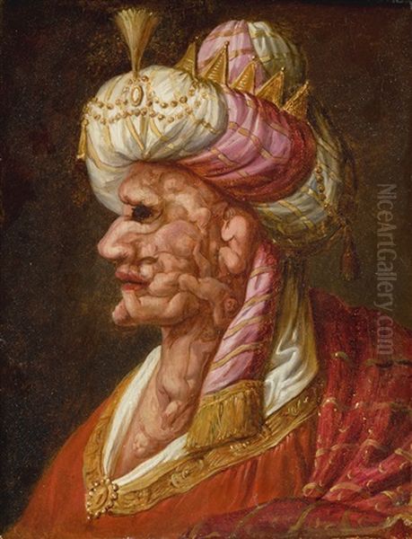 Anthropomorphic Portrait Of Herod The Great Oil Painting by Giuseppe Arcimboldo