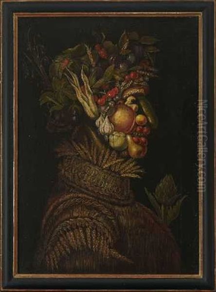 Die Vier Jahreszeiten (set Of 4) Oil Painting by Giuseppe Arcimboldo