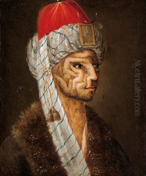 Bildnis Eines Turkischen Pascha Oil Painting by Giuseppe Arcimboldo